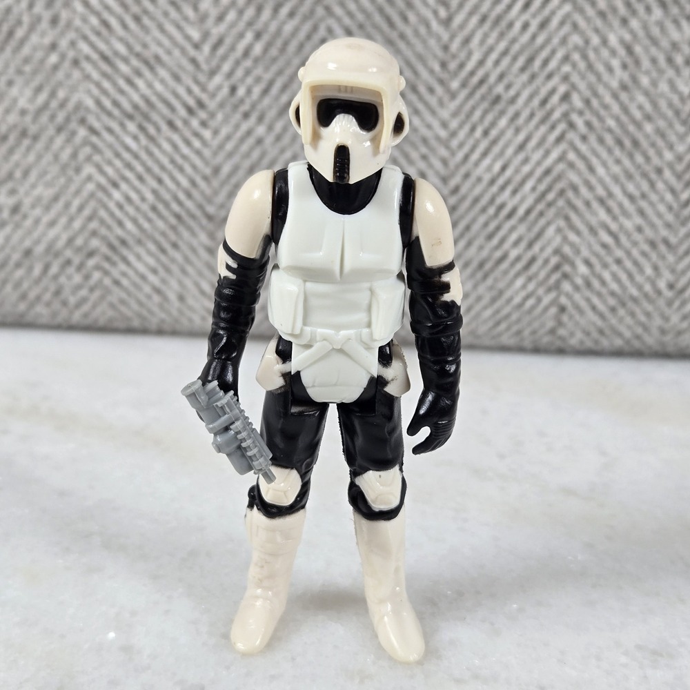 Vintage Star Wars Biker Scout Trooper 100% Complete Action Figure 1983 HK Kenner